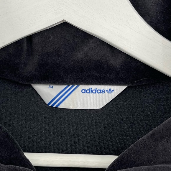 ADIDAS Velvet Vibes Superstar Track Jacket Retro 2000s Grey Lux Velvet Size XS - Picture 5 of 9